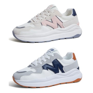 【韓國K.W.】YT7292溫暖氛圍質感健走鞋復古運動(鬆糕鞋/增高鞋/厚底鞋)