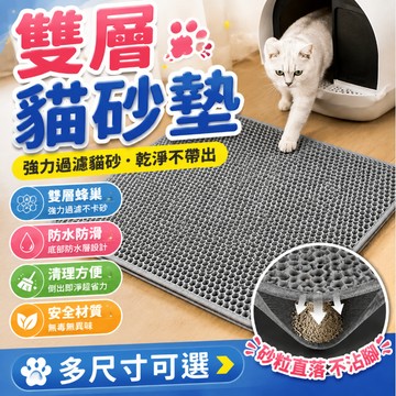 【✨熱銷推薦✨】貓砂墊 防帶砂落砂墊 貓砂盆腳踏墊 防水防滑可水洗 EVA寵物地墊 寵物用品