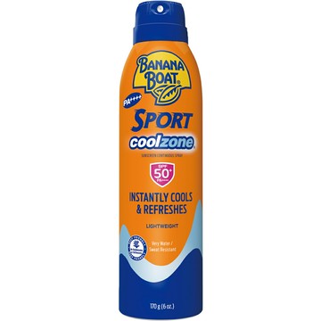 【外盒汙損】香蕉船 運動系列酷涼防曬噴霧 SPF50+ PA++++ 170g