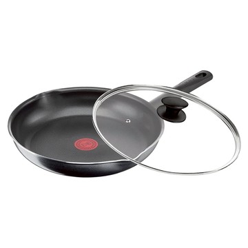 Tefal 特福 南法享食系列 不沾平底鍋 + 玻璃蓋 B5660623  28cm  1組
