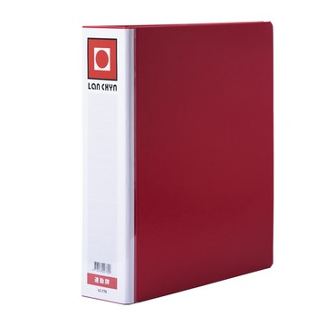 【連勤】金禾皮三孔2"圓型夾(有耳) 12本/箱 LC-770-多款可選