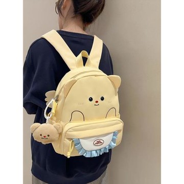 百搭軟萌少女斜挎小包包女ins日系可愛卡通小貓手機包學生單肩包