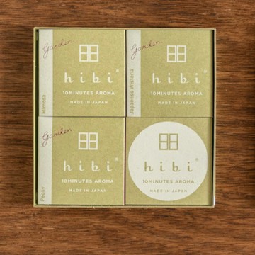 HIBI 薰香火柴｜花園系列 3入禮盒組 (含羞草X日本紫藤X牡丹)