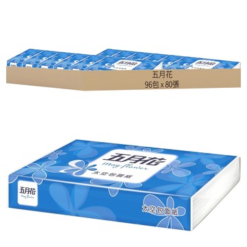 五月花 太空包面紙  96包  1組