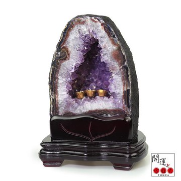 開運方程式-特厚花瓣瑪瑙邊紫水晶洞AGU102(6.2kg靠山立洞 貴氣鎮宅聚財)