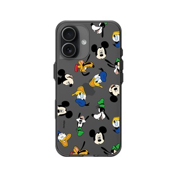 iPhone 17 Clear (相機按鈕) 酷墨灰 - 迪士尼-米奇 Mickey - Sticker-米奇與他的朋友