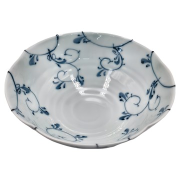 佐和陶瓷 一藏青唐草姬碗 容量180mL  藏青唐草  1個