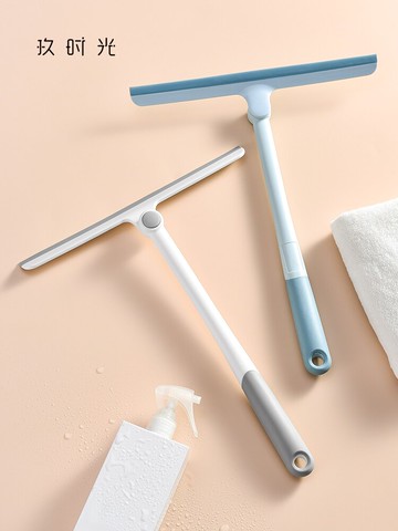 浴室擦玻璃神器家用硅膠旋轉刮水器清潔工具衛生間清洗窗戶擦窗器