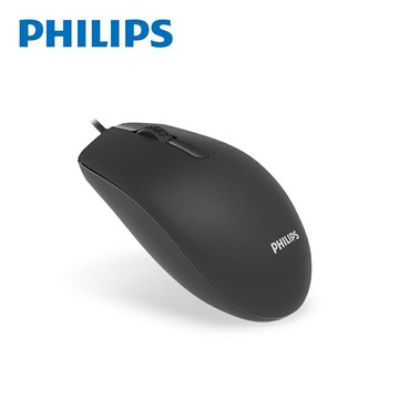 【Philips 飛利浦】SPK7204 3鍵式有線滑鼠【三井3C】