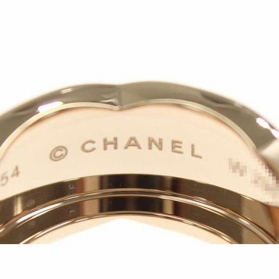 CHANEL ココクラッシュ　リング　ラージ　YG 54 ココ クラッシュ コレクション リング イエローゴールド