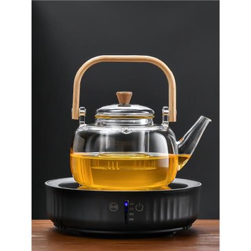 玻璃煮茶壺2025新款燒水壺泡茶茶壺茶具家用小型電陶爐煮茶器套裝