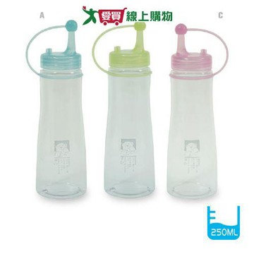 JUSKU 醬次郎醬瓶 250ml 台灣製 醬料瓶 油瓶 調味瓶 醬油瓶 油罐 調味瓶【愛買】