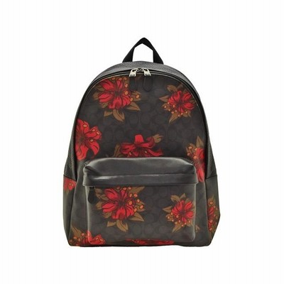 Coach backpack hotsell with flowers