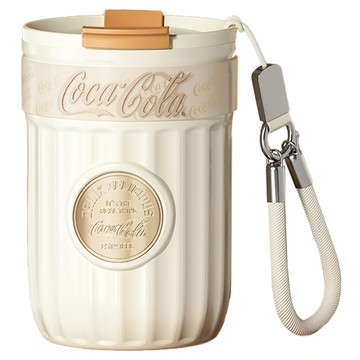 格濔保冷杯保溫杯 可口可樂聯名款 GE-CK23AW-B55  1個  400ml  雪融白