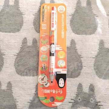 真愛日本 宮崎駿 吉卜力 神隱少女 無臉男 眾神們 三菱 KURUTOGA 鉛筆 自旋自動鉛筆 Uni 自動鉛筆