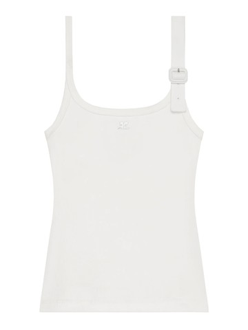 courreges "90's" tank top with buckle