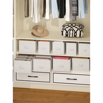 布藝收納盒衣柜褲子分類神器抽屜式衣物整理箱可折疊衣服儲物筐子