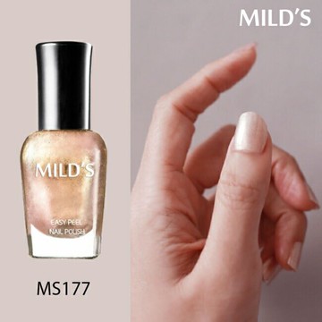 《MILD’S曼思》水性可剝極光指彩─輕羽毛MS177