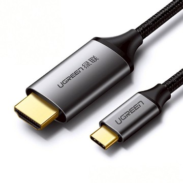 UGREEN 綠聯 1.5M USB Type-C to HDMI傳輸線 Aluminum版