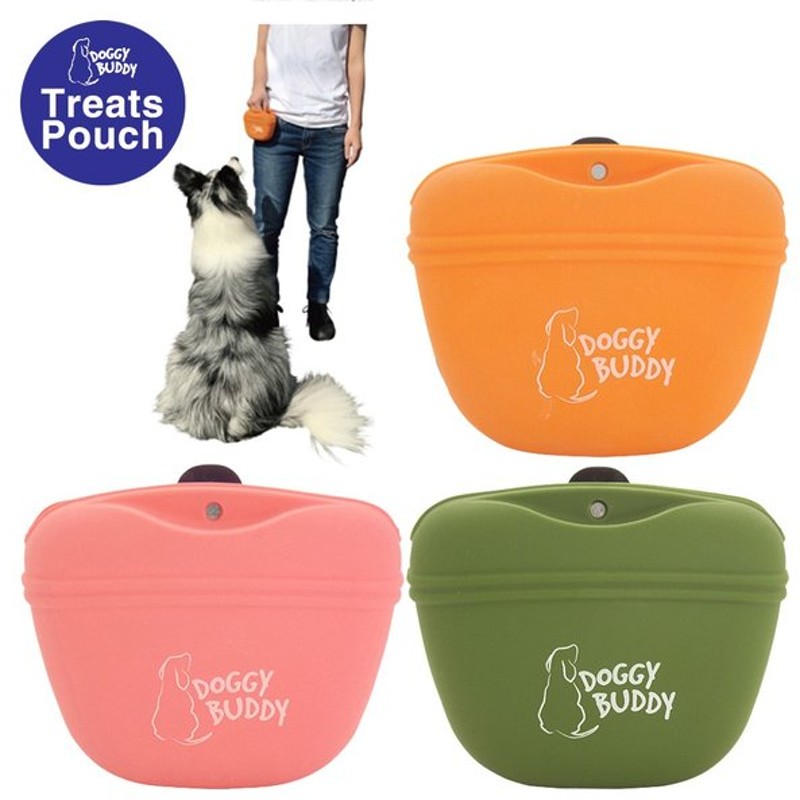 大人気定番商品 愛犬 トレーニング しつけ シリコン プラッツ PLATZ ドギーバディ トリーツポーチ ピンク discoversvg.com