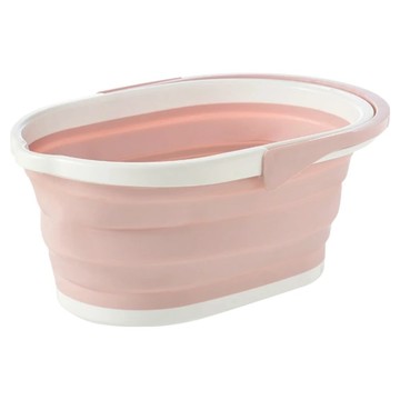 加大拖把水桶 PP+TPR材質 耐冷耐熱、抗摔耐磨 小體積 帶手提 可伸縮收納  46 x 30.3 x 20.4cm  1個