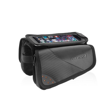 ibera碳纖紋上管馬鞍袋ib-tb11(單車包/自行車前包/腳踏車上管袋/前置物袋/車手袋/台灣製