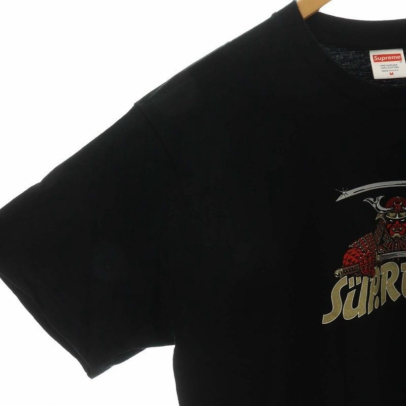シュプリーム SUPREME 21FW Samurai Tee Tシャツ カットソー 半袖 M 黒 ...