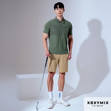 XEXYMIX Men's 舒適彈力口袋短褲 XMK2PS1202 共3色 運動短褲  拉鍊收納 彈力舒適 PS1202