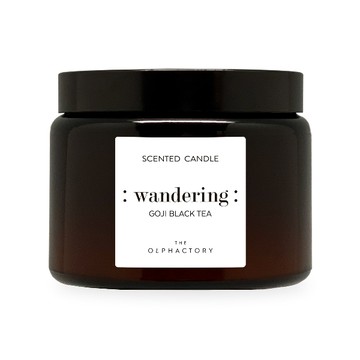 晨霧蜜香│西班牙製  極簡嗅覺 玻璃棕罐蠟燭 360G