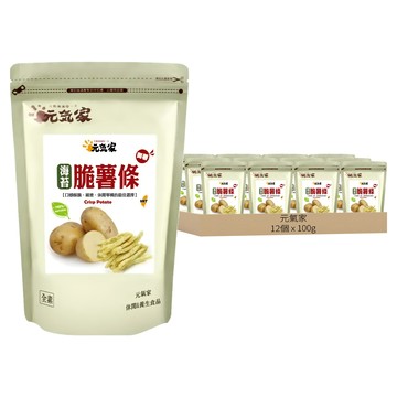 元氣家 御薯脆薯條 海苔風味  12個  100g
