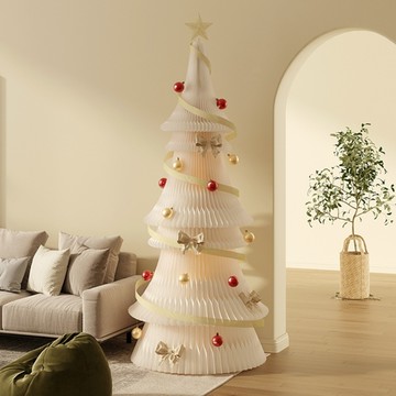 十八紙｜發光銀杉聖誕樹B款 加大