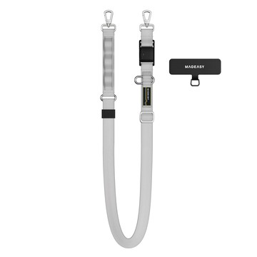 MAGEASY Fidlock Dual Utility Strap 機能快扣掛繩 SWPGSFDU20-SI 20mm  璀璨銀  1個