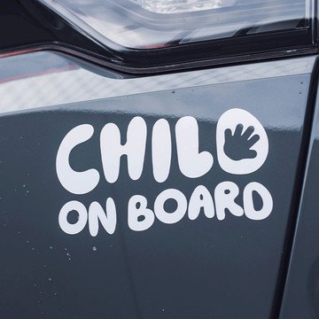 CHILD ON BOARD/B/車貼 SunBrother孫氏兄弟 3M 反光貼紙 防水貼紙 車貼貼紙