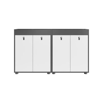 文件櫃 辦公櫃 書櫃 隔斷櫃 組合櫃 置物櫃 免運 開發票 辦公室文件櫃帶鎖落地收納資料櫃打印機櫃簡約現代木質茶水櫃矮櫃 支持訂製