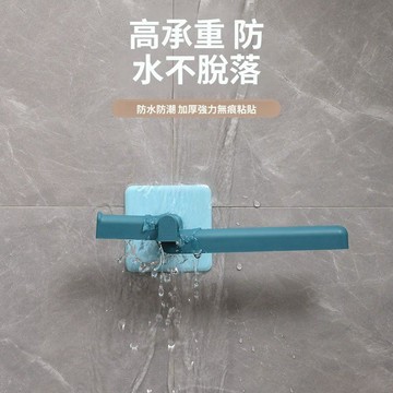 🥇隔日達出💎免打孔洗手間毛巾掛架牆上簡約創意家居多功能浴室粘貼式掛鉤掛架