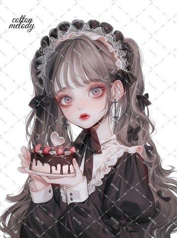 original sticker no.2225 人物貼紙 原創貼紙 原創人物貼紙 裝飾貼紙 cotton melody