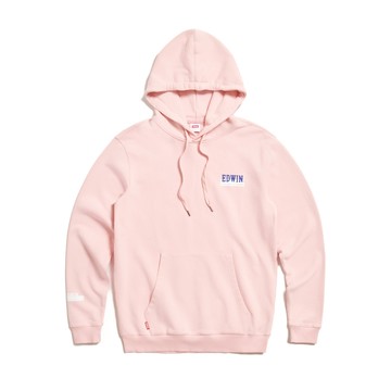 EDWIN｜男裝｜袖口小英文字厚長袖帽T