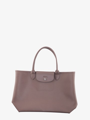 Coated canvas shoulder bag with engraved logo - LONGCHAMP PARIS - gender_Woman