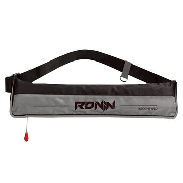 RONiN 獵漁人 INTO THE WILD 腰掛式充氣救生圈  灰色  最大腰圍140cm 最小腰圍95cm