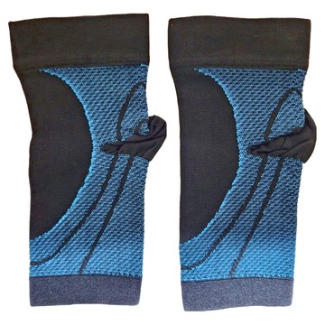 LDX 極致透氣襪套式壓力護踝 (兩入組) 適合鞋碼35-37  M  1雙  藍黑色