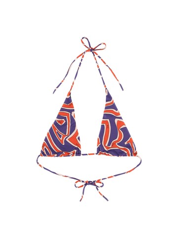 pucci maze print triangle bikini top