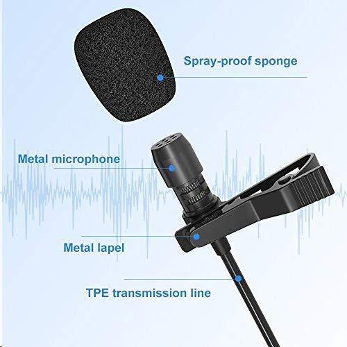 Professional lavalier Microphone for iPhone  Condenser Microphone fo 並行輸入