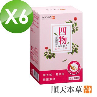 Sun Ten 【四物美妍茶】(5gx10包/盒)x6