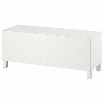 【IKEA/イケア/通販】BESTA ベストー テレビ台 扉付き, ホワイト ラクスヴィーケン/ストゥッバルプ/ホワイト,…[10](79432082)