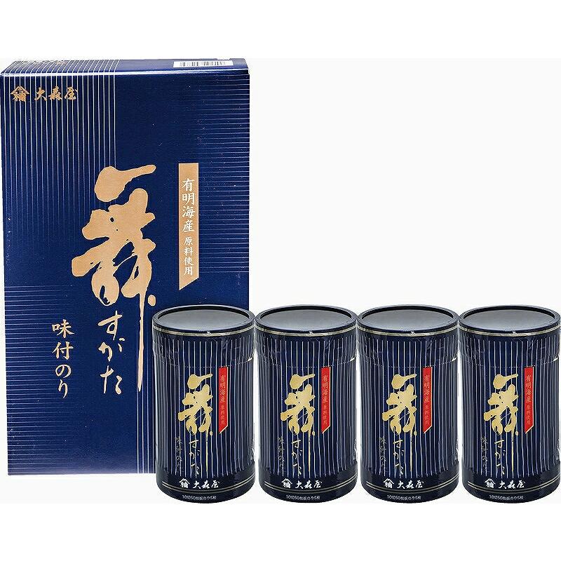 冬の贈り物お歳暮　味のり卓上詰合せ 大森屋 味付のり（10切50枚）×4