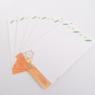訊息小卡 點心 5 張入 55×91mm 名片尺寸