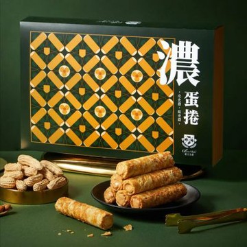 起士公爵 乳酪花生濃蛋捲10入禮盒(1盒)(中秋禮盒)(含運)