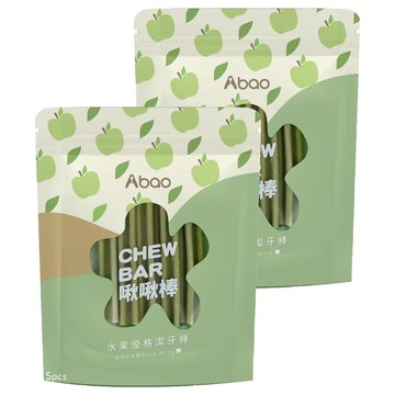 Abao 阿寶 水果優格啾啾棒 5個  青蘋果  65g  2袋