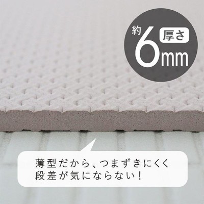 お風呂マット(85×60cm 厚さ6mm) 浴室マット バスマット 防カビ お風呂