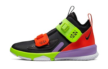 LEBRON SOLDIER 13 GS THUNDER GREY CRIMSON GREEN